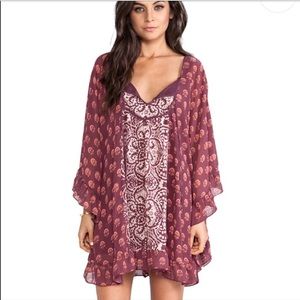 Free People oversized bohemian dress